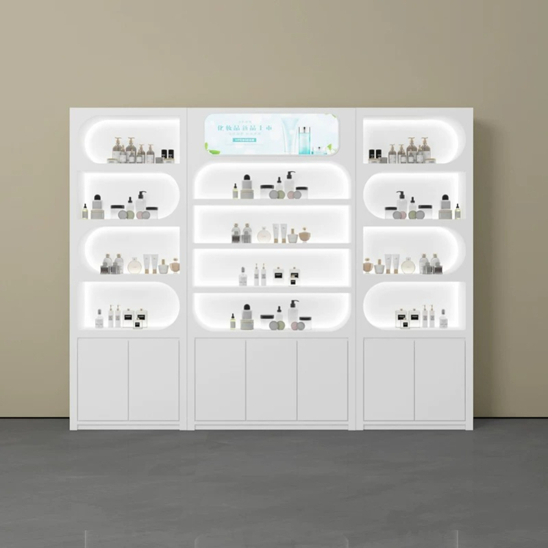 Luxury Skincare Display - 北欧ミニマリスト美容室ディスプレイキャビネットモダン高級スキンケア製品ネイルサロンディスプレイキャビネットオフィス家具FYMC