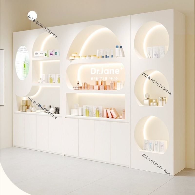 高級化粧品陳列棚 - エレガントなスキンケア＆メイクアップオ - Luxury Skincare Display のレビューと価格
