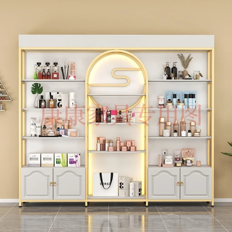 モダンラグジュアリー化粧品陳列キャビネット 北欧風クリエイテ - Luxury Skincare Display のレビューと価格