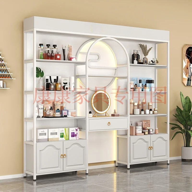 モダンラグジュアリー化粧品陳列キャビネット 北欧風クリエイテ - Luxury Skincare Display のレビューと価格