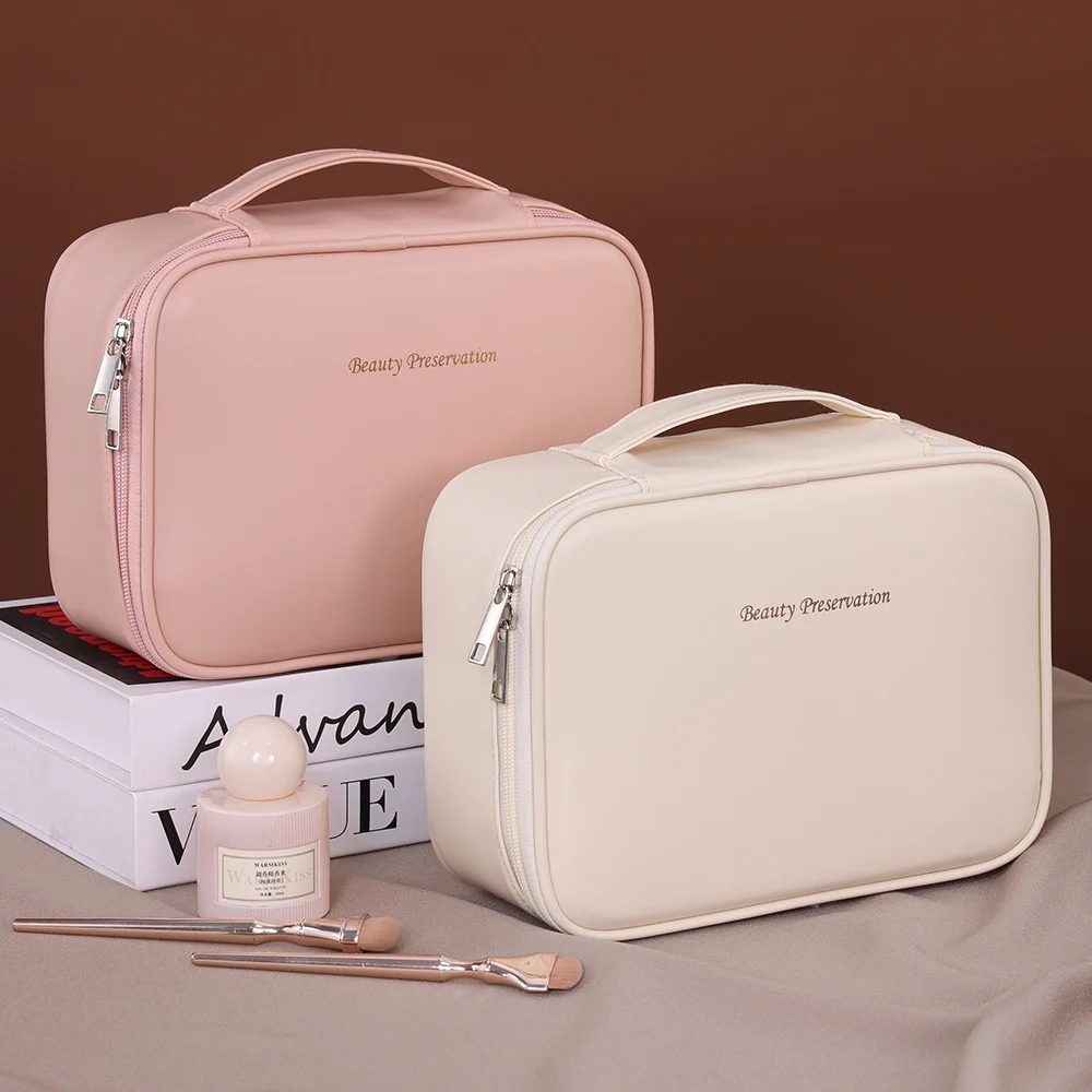 大容量女性用トラベルエッセンシャル PU ウォッシュスキンケ - Luxury Skincare Essential のレビューと価格