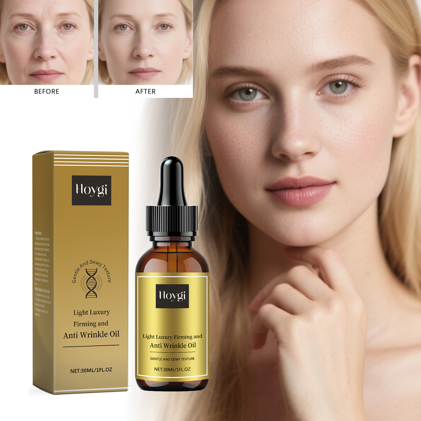 引き締めフェイシャルケアオイル リフティング アンチリンクル - Luxury Skincare Aesthetic のレビューと価格